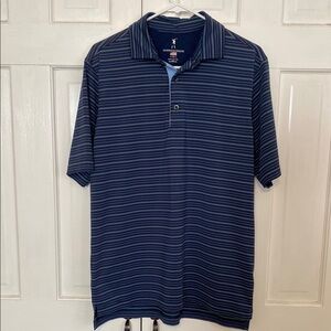 Fairway & Greene Blue Polo Shirt with Stripes